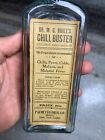 Antique Bottle Label Huiets Huiet s Chill Buster Palmetto Union South Carolina