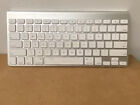 Apple A1314 Wireless Keyboard Mc184ll a  White Keys Aluminum Metal Base 2 Aa