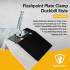 Flashpoint Duckbill Style Plate Clamp  Black white