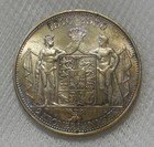 1930 Denmark 2 Kroner Silver Commemorative Coin Au-unc