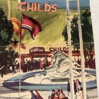 1939 1940 New York World   s Fair Menu Childs Restaurant Railroad Exhibit Building