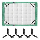 Universal Bed Sheet Holder Straps Adjustable Elastic Mattress Grippers Clips 2 4