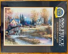 Sealed Autumn Pastures 550 Pc Bits   Pieces Gold Seal Vintage Jigsaw Puzzle New