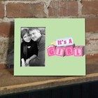 It s A Girl Baby Blocks Decorative Picture Frame - Holds 4x6 Photo
