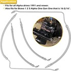 Trim Tilt Hydraulic Ram Cylinder Hose Kit Fits For Mercruiser Alpha One Gen Two