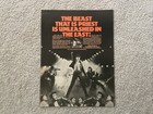 Judas Priest 1979 Unleashed In The East Lp Original Print Poster Type Ad