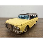 Vintage Bandai Rambler Station Wagon Tin Friction Toy Car Made In Japan
