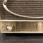 Zenith 1959 Vintage Tube Bakelite Am fm Radio Chassis 7c02-7c06 - Untested 