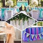 6  X 300 Feet Wedding Tulle Fabric Roll Crafts Diy Favors Pew Bows Decorations
