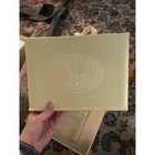 Vintage Bride Hallmark Wedding Planner Organizer File Alb 700-2 Cream Satin