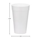 Wincup Foam Drink Cups  White  16 Oz - Free Delivery