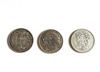 Lot Of Three  3   Vintage Canadian Half Dollar 50 Cent Coins - 80  Silver