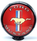 Ford Mustang 13 5  Gas Pump Globe - Ships Fully Assembled  Made In Usa  