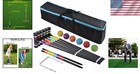 Family-friendly 6-player Croquet Set With 35   Mallets   Durable Carry Bag