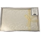 Vtg Burnes 4x6 And 5x5 Wedding Album Satin Cream Color 50 Pocket Keepsake Album