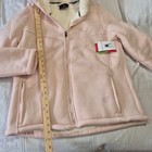 Spyder  lydia  Fleece Sherpa Jacket Hoodie Fill Zip Mauve Xl