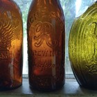 Rochester Brewing Co New York Branch Amber 1890s Pre Pro Blob Top Beer Bottle