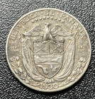 1930 Panama - Un Decimo De Balboa -  900 Silver Coin