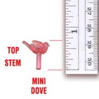 100 Mini Dove Small Bird Bulbs Ceramic Christmas Tree Lights   Vintage