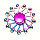 Heavy Duty Rainbow Ball Wheel Metallic Unique Metal Fidget Spinner