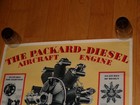 Packard-diesel Aircraft Engine Poster Motor Car Co  Aviation Original Vintage