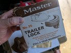 Vintage   Master Lock Co   Trailer Lock   No  35 i 