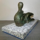 Henry Moore Bronze Sculpture   Reclining Figure    Signed And Numbered
