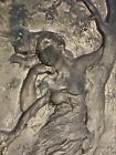 Victorian Cast Iron 1800   s Summer Fireplace Cover   seductive Design     Rare