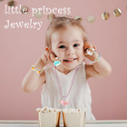 Little Girl Jewelry Set  Princess Necklaces Rings Jewelry Bracelet For Girls 3-8