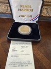 Pearl Harbor Uss Arizona Bb-39 Commemorative 999 Silver 1oz Coin W  Box Coa