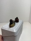Vintage Miniature Hand Carved    Painted Wooden Duck Decoy 3-1 4    Length