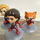 Lot Of 3 Mcdonald s  the Marvels    Happy Meal Toys Pre-owned