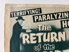 Return Of The Vampire Lobby Card  vg-  1948rr Movie Poster Bela Lugosi Horror