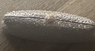 Women s Silver Rhinestone Eveningwear Clutch Bag W  Decorative Clasp