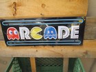 Pac Man Ms Arcade Game Metal Cool Sign Vintage Look Video Pinball Coin Amusement