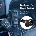 Cup Holder Cb Radio Mount adjustable Clamping Bracket For Ham Radio amps Pattern