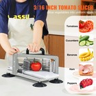 Commercial Tomato Slicer 3 16  Manual Tomato Fruit Cutter Vegetable Slicer