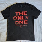 Wwe Authentic Roman Reigns The Only One Black Lrg Graphic T-shirt Wrestling Tee