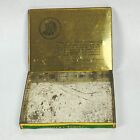 Lucky Strike Flat Fifties It s Toasted Metal Cigarette Box Tin Advertising Vtg