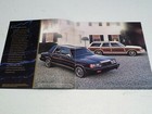 1987 Chrysler Lebaron Sedan   Wagon Sales Brochure Catalog Excellent Condition