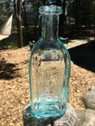 Tumbled  1880 s Antique Burnett s Cocaine Hair Tonic Bottle  Boston  Crude  