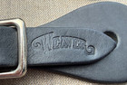 Lot Of 3 Pairs New Black Leather Adjustable Spur Straps For Western Cowboys