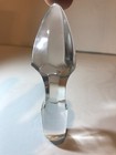 6 Sided Bottle Stopper Clear Glass Decanter Perfume Vintage