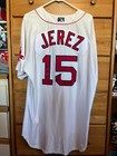 Williams Jerez Game Used Worn Portland Sea Dogs Home White Jersey