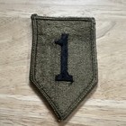 Us Army Patch 1st Infantry Division Green Original  