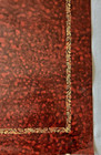 Red Leather Insert For Desks Writing Tables And Bureaus Gold Tooling