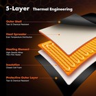 4  X 5  Ground Thawing And Curing Heating Blanket- 150f - 556w - 110v Plug