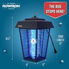 1-1 2 Acre Of Outdoor Coverage W powerful 80w Bulb   5600v Instant Killing Grid