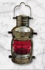 Nautical Marine Brass Boat Light Antique Hanging Oil Lamp Ship Anchor Lantern