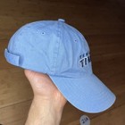 Vtg Y2k Puma Tennessee Titans Light Sky Powder Blue Strapback Dad Hat Cap Unisex
